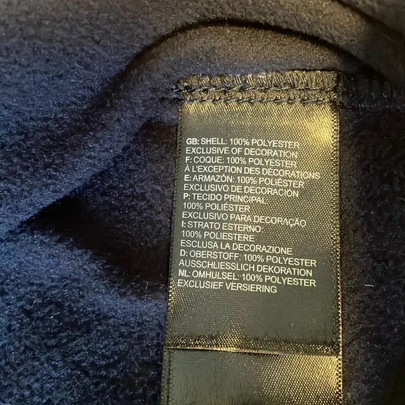 The North Face Men’s black fleece 1/4 zip size XL - Picture 6 of 9